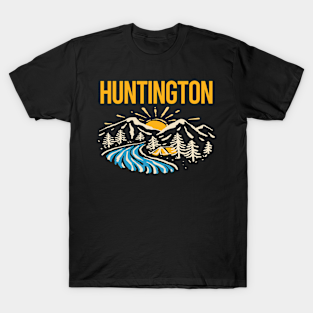 Huntington T-Shirt - Nature Landscape Huntington by baumquinton